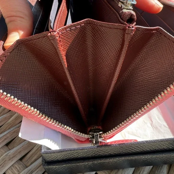 Prada - Zip Around Long Saffiano Leather Wallet - Wallet - Picture 7 of 11